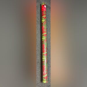 Rite Aid Holiday Gift Wrap 50 sq ft Red Green Ornaments Holly New